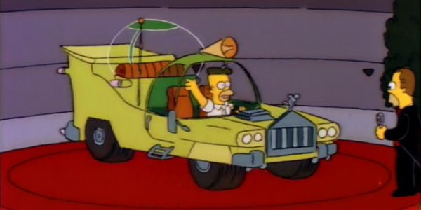homers terrible car from the simpsons