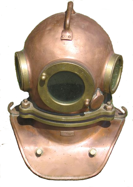 A diving helmet.