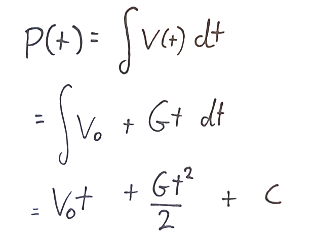 Integrating the previous equation