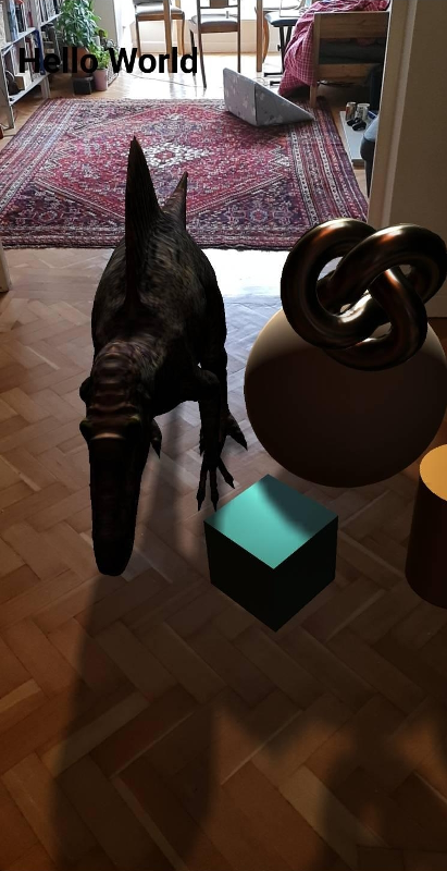 Preview image for Use new Augmented Reality features with just a few lines of code with WebXR and AFrame!