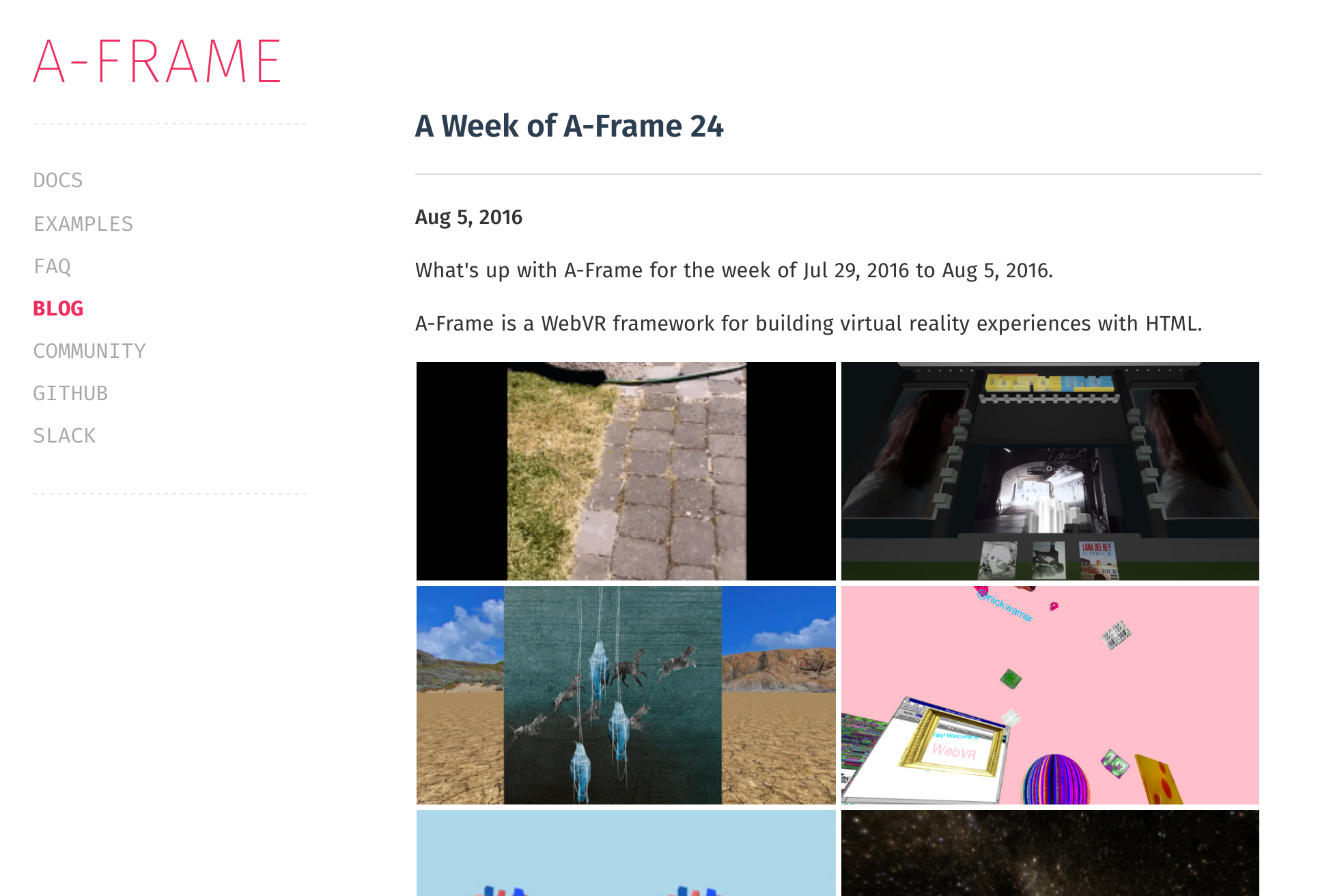 a-frame-blog